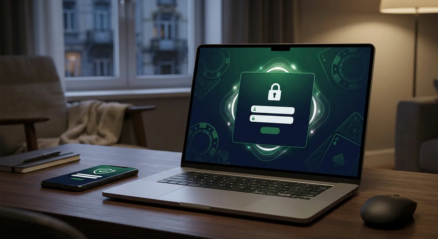 Unibet login – inlogformulier met e-mail en wachtwoord op de computer